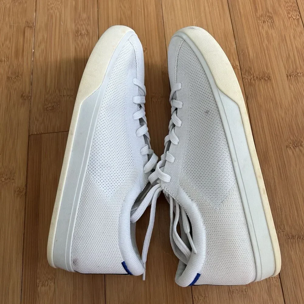 Rothy's The Lace Up Bright White Casual‎ Sneaker Womens 10.5 - Picture 7 of 15